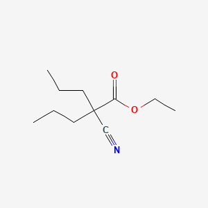 molecular formula C11H19NO2 B1580800 Ethyl 2-cyano-2-propylpentanoate CAS No. 66546-90-5
