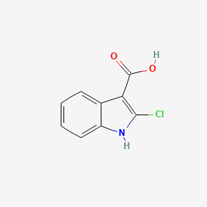 molecular formula C9H6ClNO2 B1580801 2-Chloro-1H-indole-3-carboxylic acid CAS No. 54778-20-0