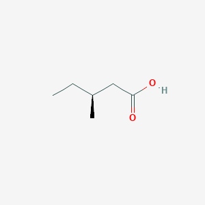 molecular formula C6H12O2 B158081 (S)-3-Methyl-pentanoic acid CAS No. 1730-92-3