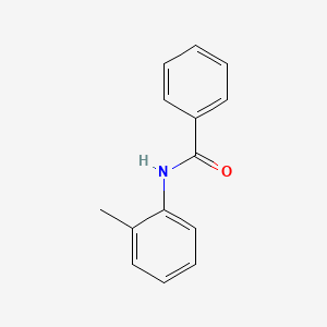 molecular formula C14H13NO B1580812 N-(2-甲基苯基)苯甲酰胺 CAS No. 584-70-3