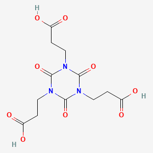 molecular formula C12H15N3O9 B1580814 Tris(2-carboxyethyl) Isocyanurate CAS No. 2904-41-8