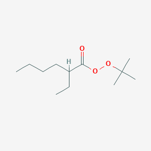 molecular formula C12H24O3 B1580818 Hexaneperoxoic acid, 2-ethyl-, 1,1-dimethylethyl ester CAS No. 3006-82-4