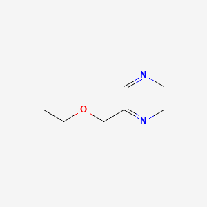molecular formula C7H10N2O B1580819 Pyrazine, 2-ethoxymethyl- CAS No. 65504-94-1