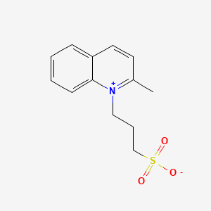 molecular formula C13H15NO3S B1580822 2-Methyl-1-(3-sulphonatopropyl)quinolinium CAS No. 51583-69-8