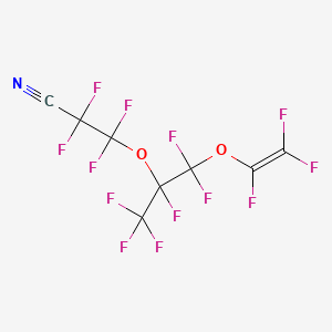 3-(1-(Difluoro((trifluorovinyl)oxy)methyl)tetrafluoroethoxy)tetrafluoropropionitrile