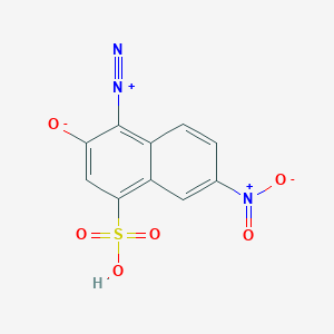 4-Diazo-3,4-dihydro-7-nitro-3-oxo-1-naphthalenesulfonic acid