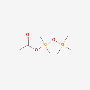molecular formula C7H18O3Si2 B1580848 Pentamethyldisiloxanyl acetate CAS No. 70693-47-9