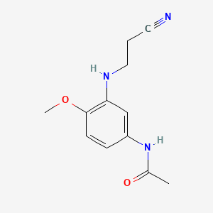 Acetamide, N-[3-[(2-cyanoethyl)amino]-4-methoxyphenyl]-