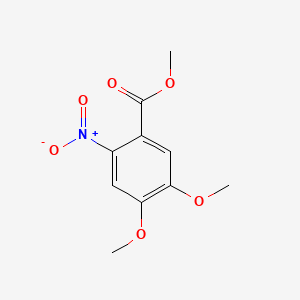 molecular formula C10H11NO6 B1580856 Methyl 4,5-dimethoxy-2-nitrobenzoate CAS No. 26791-93-5