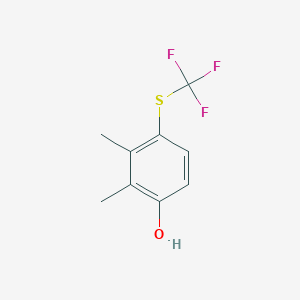 molecular formula C9H9F3OS B158086 2,3-Dimethyl-4-(trifluoromethylthio)phenol CAS No. 129644-70-8