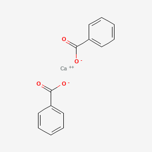molecular formula Anhydrous:C14H10O4Ca<br>C14H10CaO4 B1580872 苯甲酸钙 CAS No. 2090-05-3
