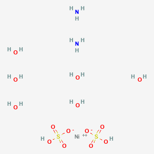 molecular formula H7NNiO5S B1580875 Diammonium nickel disulfate hexahydrate CAS No. 7785-20-8