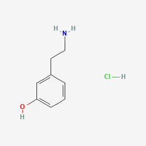 molecular formula C8H12ClNO B1580879 3-(2-Aminoethyl)phenol hydrochloride CAS No. 3458-98-8
