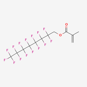 molecular formula C12H7F15O2 B1580882 2,2,3,3,4,4,5,5,6,6,7,7,8,8,8-Pentadecafluorooctyl methacrylate CAS No. 3934-23-4