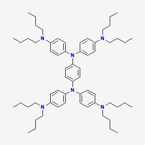 molecular formula C62H92N6 B1580886 N,N,N',N'-Tetrakis[4-(dibutylamino)phenyl]benzene-1,4-diamine CAS No. 4182-80-3