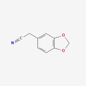 B1580889 1,3-Benzodioxole-5-acetonitrile CAS No. 4439-02-5