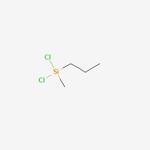 molecular formula C4H10Cl2Si B1580891 Dichloro(methyl)propylsilane CAS No. 4518-94-9