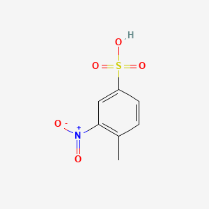 molecular formula C7H7NO5S B1580901 Benzenesulfonic acid, 4-methyl-3-nitro- CAS No. 97-06-3