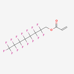 molecular formula C11H5F15O2 B1580902 2,2,3,3,4,4,5,5,6,6,7,7,8,8,8-Pentadecafluorooctyl acrylate CAS No. 307-98-2