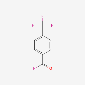 molecular formula C8H4F4O B1580905 4-(Trifluoromethyl)benzoyl fluoride CAS No. 368-94-5