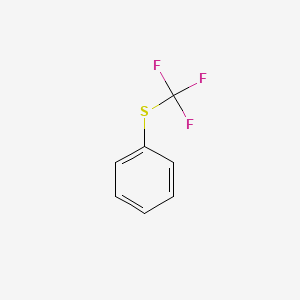 molecular formula C7H5F3S B1580907 Phenyl trifluoromethyl sulfide CAS No. 456-56-4