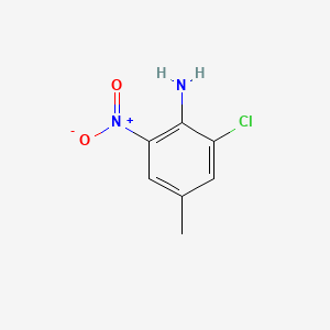 molecular formula C7H7ClN2O2 B1580917 2-Chloro-4-methyl-6-nitroaniline CAS No. 5465-33-8