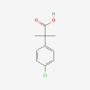 molecular formula C10H11ClO2 B1580927 2-(4-Chlorophenyl)-2-methylpropanoic acid CAS No. 6258-30-6
