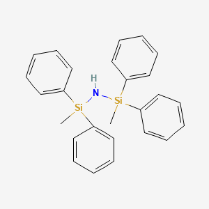 molecular formula C26H27NSi2 B1580946 1-Methyl-N-(methyldiphenylsilyl)-1,1-diphenylsilylamine CAS No. 7453-26-1