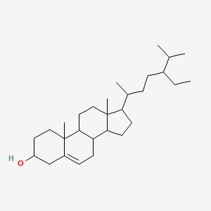 molecular formula C29H50O B1580951 17-(5-ethyl-6-methylheptan-2-yl)-10,13-dimethyl-2,3,4,7,8,9,11,12,14,15,16,17-dodecahydro-1H-cyclopenta[a]phenanthren-3-ol CAS No. 68555-08-8