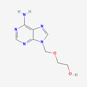molecular formula C8H11N5O2 B1580953 Ethanol, 2-(6-amino-9H-purin-9-yl)methoxy- CAS No. 31383-66-1