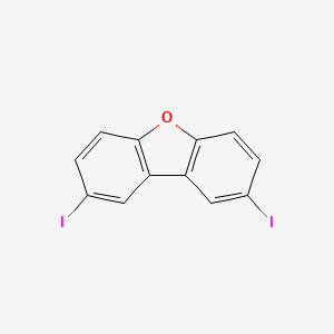 molecular formula C12H6I2O B1580957 2,8-Diiododibenzofuran CAS No. 5943-11-3