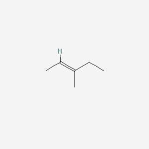 molecular formula C6H12 B1580960 trans-3-Methyl-2-pentene CAS No. 616-12-6