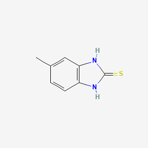 molecular formula C8H8N2S B1580964 2-巯基-5-甲基苯并咪唑 CAS No. 27231-36-3
