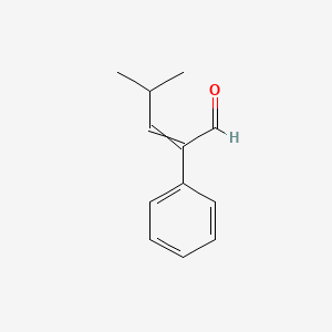 B1580967 4-Methyl-2-phenylpent-2-enal CAS No. 26643-91-4