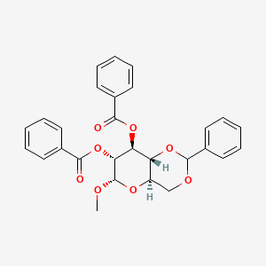 molecular formula C28H26O8 B1580972 Methyl 2,3-Di-O-benzoyl-4,6-O-benzylidene-alpha-D-glucopyranoside CAS No. 6748-91-0