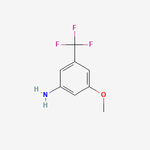 molecular formula C8H8F3NO B1580975 3-甲氧基-5-(三氟甲基)苯胺 CAS No. 349-55-3