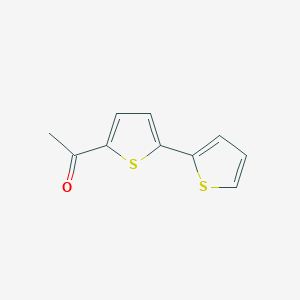 molecular formula C10H8OS2 B1580976 1-(5-Thiophen-2-ylthiophen-2-yl)ethanone CAS No. 3515-18-2