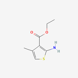molecular formula C8H11NO2S B1580986 Ethyl 2-amino-4-methylthiophene-3-carboxylate CAS No. 43088-42-2