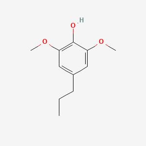 molecular formula C11H16O3 B1580997 丁香基丙烷 CAS No. 6766-82-1