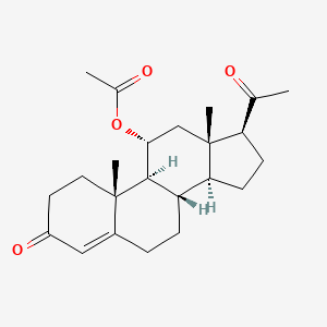 molecular formula C23H32O4 B1580999 11alpha-Acetoxyprogesterone CAS No. 2268-98-6