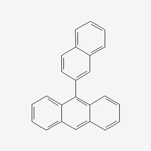 molecular formula C24H16 B1581001 Anthracene,9-(2-naphthalenyl)- CAS No. 7424-72-8