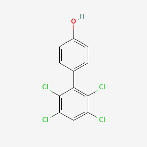molecular formula C12H6Cl4O B1581005 4-(2,3,5,6-Tetrachlorophenyl)phenol CAS No. 14962-32-4