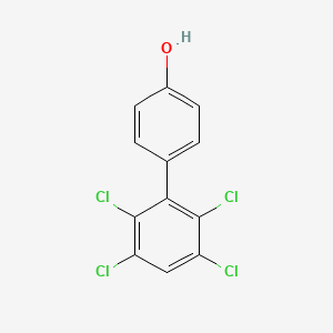 molecular formula C12H6Cl4O B1581005 (1,1'-Biphenyl)-4-ol, 2',3',5',6'-tetrachloro- CAS No. 14962-32-4