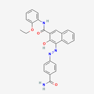 molecular formula C26H22N4O4 B1581009 C.I.颜料红170 CAS No. 2786-76-7