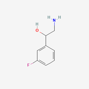 molecular formula C8H10FNO B1581014 2-Amino-1-(3-fluorophenyl)ethanol CAS No. 402-96-0