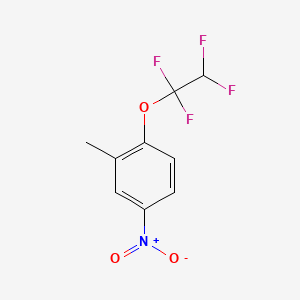 molecular formula C9H7F4NO3 B1581019 2-Methyl-4-nitro-1-(1,1,2,2-tetrafluoroethoxy)benzene CAS No. 28202-30-4