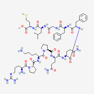 molecular formula C63H97N17O14S B1581023 Substance p-methyl ester CAS No. 76260-78-1