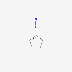 molecular formula C6H7N B1581027 1-Cyclopentenecarbonitrile CAS No. 3047-38-9