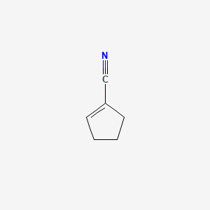 molecular formula C6H7N B1581027 1-Cyclopentene-1-carbonitrile CAS No. 3047-38-9