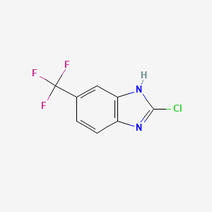 molecular formula C8H4ClF3N2 B1581031 2-氯-6-(三氟甲基)-1H-苯并咪唑 CAS No. 86604-86-6